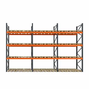 Raft pentru depozitare paleti 8460mm x Adancime 1100mm x Inaltime 4500mm, 3300kg/nivel/36 europaleti