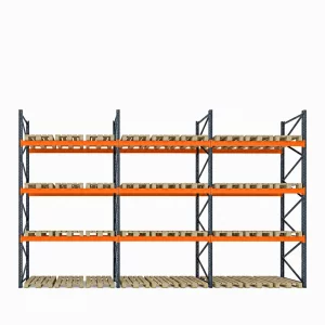 Raft pentru depozitare paleti 8460mm x Adancime 1100mm x Inaltime 5000mm, 3300kg/nivel/36 europaleti