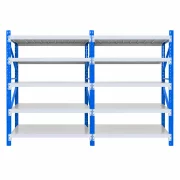 Professzionális tároló polcrendszer bővítés H2500 x l600 x L2000, 1000 kg