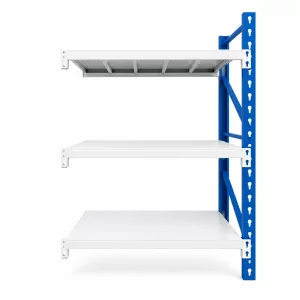 Bővítőelem professzionális tároló polcrendszerhez L1000 × 600 × H2000 – teherbírás 600 kg – 3 szint