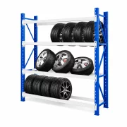 Estantería profesional para almacenamiento de neumáticos H2000xL2000xL600, 800 kg – ¡PRODUCTO REACONDICIONADO!