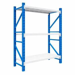 Professzionális tároló polcrendszer H2500 × 600 × L2000, teherbírás 600 kg