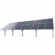 Estructura de acero para montaje de paneles fotovoltaicos, ángulo ajustable-10 Kw
