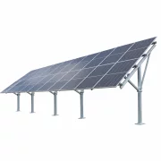 Structură din oțel pentru montaj panouri fotovoltaice, unghi reglabil-6 Kw