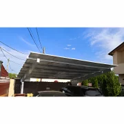 Carport fotovoltaic 2 locuri ,otel zincat, 6kW