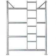 Alumínium állványláb létrával 2*1,35m