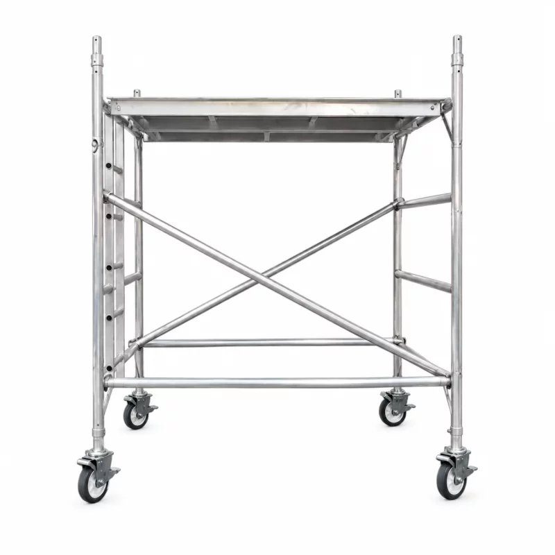 Schela mobila dubla din aluminiu 2*1.35 m