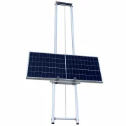 Carro de acero móvil para elevación de mercancías y paneles solares fotovoltaicos, compatible con los elevadores eléctricos LIFT10 y LIFT10-12M
