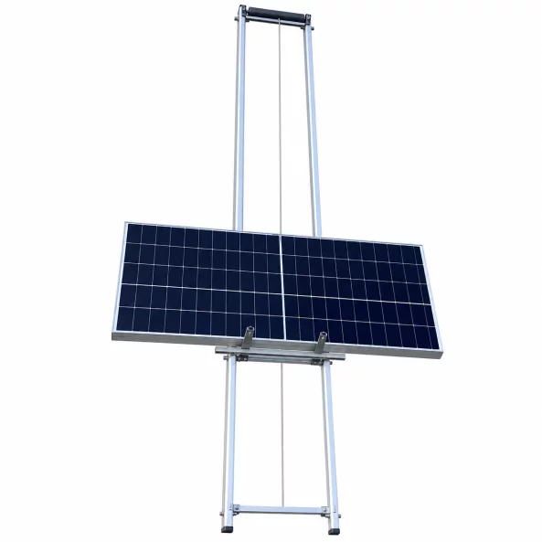 Carro de acero móvil para elevación de mercancías y paneles solares fotovoltaicos, compatible con los elevadores eléctricos LIFT10 y LIFT10-12M