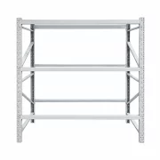 Estantería profesional blanca para almacenamiento de neumáticos L2000x600xH2000, 600 kg