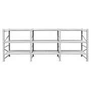 Raft profesional alb pentru depozitare L5800xl600xH2000, 1800 kg