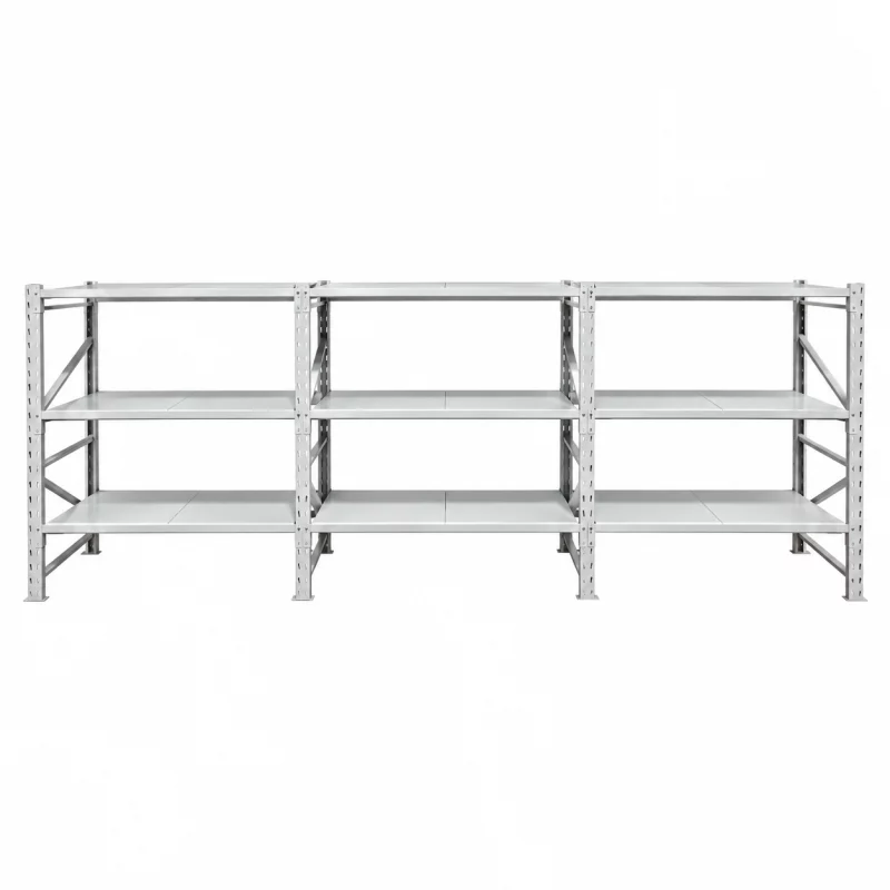 Raft profesional alb pentru depozitare L5800xl600xH2000, 1800 kg