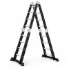 Scara multifunctionala 4x4 trepte - cadru din otel, trepte din aluminiu