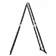 Scara multifunctionala 4x6 trepte - cadru din otel, trepte din aluminiu
