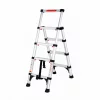 Scara telescopica din aluminiu - 1,4m/1,1m, 4+5 trepte