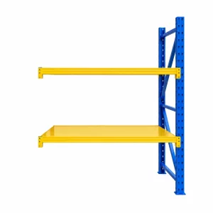 Extensie raft profesional pentru depozitare - L1070xl600xH2000 mm , 400kg, blue&amp;yellow