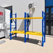 Extensie raft profesional pentru depozitare - L1070xl600xH2000 mm , 400kg, blue&amp;yellow