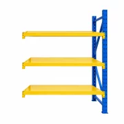 Extensie raft profesional pentru depozitare - L1070xl600xH2000 mm , 600kg, blue&amp;yellow