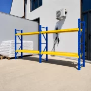 Extensie raft profesional pentru depozitare - L2000xl600xH2000 mm , 400kg, blue&amp;yellow