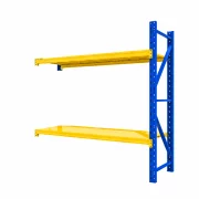 Extensie raft profesional pentru depozitare - L2000xl600xH2000 mm , 400kg, blue&amp;yellow