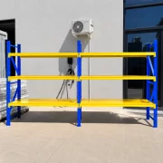 Extensie raft profesional pentru depozitare, L2000xl600xH2000 mm , 600kg, blue&amp;yellow