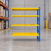Extensie-Raft profesional pentru depozitare L2000xl600xH2000,800 kg, blue&amp;yellow