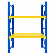 Raft profesional de depozitare L1070xl600xH2000 , 400 kg, blue&amp;yellow
