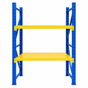 Raft profesional de depozitare L1070xl600xH2000 , 400 kg, blue&amp;yellow