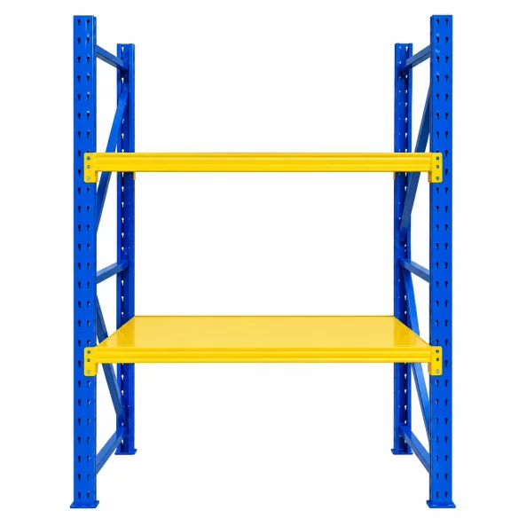 Raft profesional de depozitare L1070xl600xH2000 , 400 kg, blue&amp;yellow
