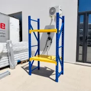 Raft profesional de depozitare L1070xl600xH2000 , 400 kg, blue&amp;yellow
