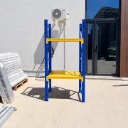 Raft profesional de depozitare L1070xl600xH2000 , 400 kg, blue&amp;yellow