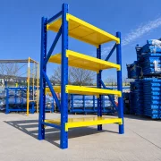 Raft profesional de depozitare L1070xl600xH2000 , 800 kg, blue&amp;yellow