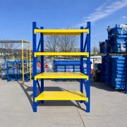 Raft profesional de depozitare L1070xl600xH2000 , 800 kg, blue&amp;yellow
