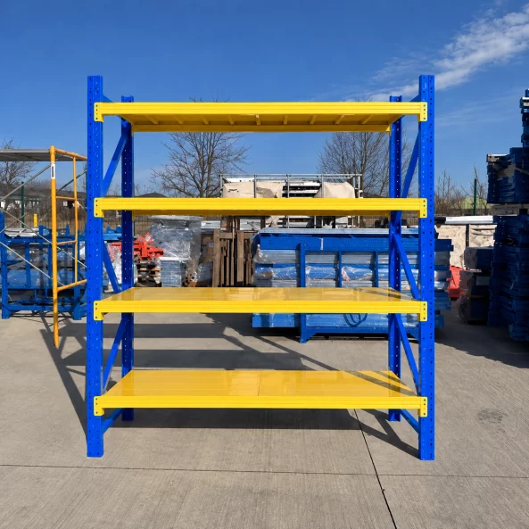 Raft profesional de depozitare l2000xl600xh2000, 800 kg, blue&amp;yellow