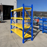 Raft profesional de depozitare l2000xl600xh2000, 800 kg, blue&amp;yellow