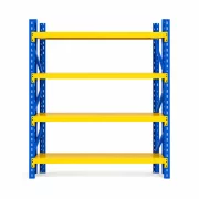 Raft profesional de depozitare l2000xl600xh2000, 800 kg, blue&amp;yellow
