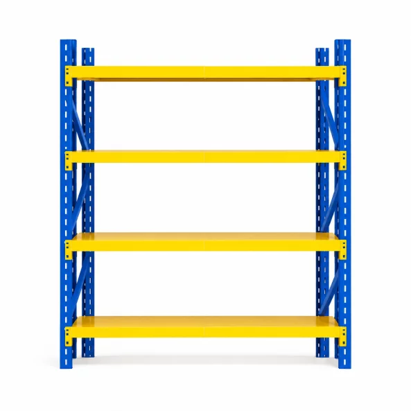 Raft profesional de depozitare l2000xl600xh2000, 800 kg, blue&amp;yellow