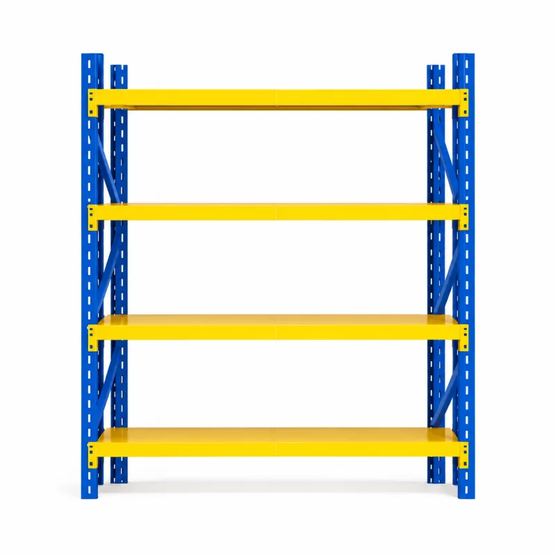Raft profesional de depozitare l2000xl600xh2000, 800 kg, blue&yellow