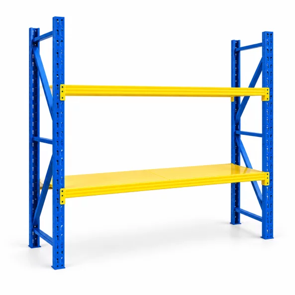 Raft profesional pentru depozitare - L2000xl600xH2000 mm , 400kg, blue&amp;yellow