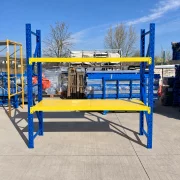 Raft profesional pentru depozitare - L2000xl600xH2000 mm , 400kg, blue&amp;yellow