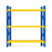 Raft profesional pentru depozitare - L2000xl600xH2000 mm , 600kg , blue&amp;yellow
