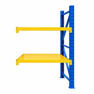 Extensie raft profesional pentru depozitare - L1070xl600xH2000 mm , 400kg, blue&amp;yellow
