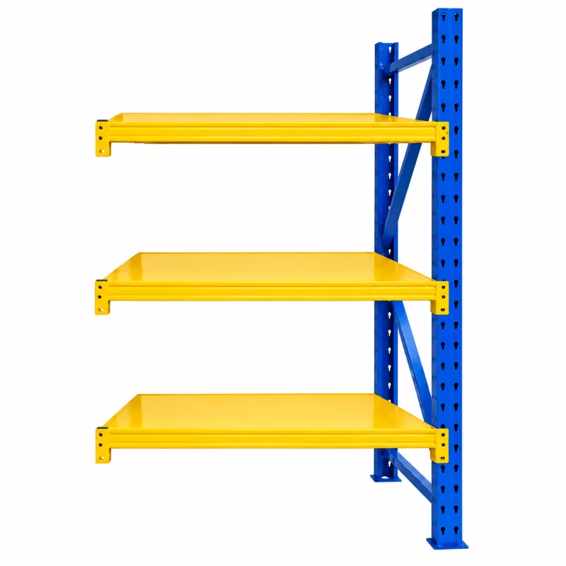 Extensie raft profesional pentru depozitare - L1070xl600xH2000 mm , 600kg, blue&yellow