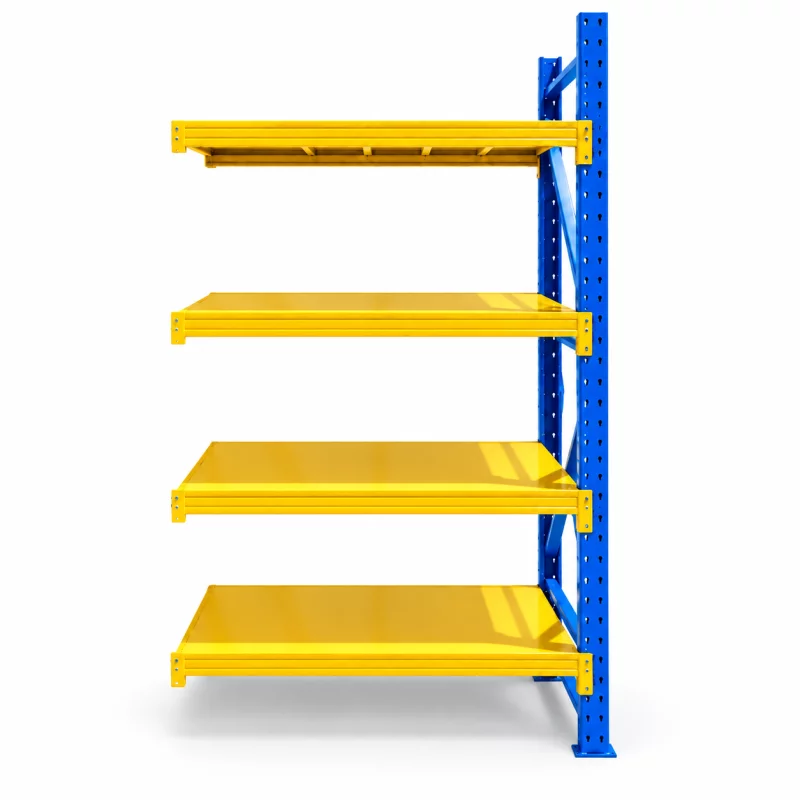 Extensie raft profesional pentru depozitare - L1070xl600xH2000 mm , 800kg, blue&yellow